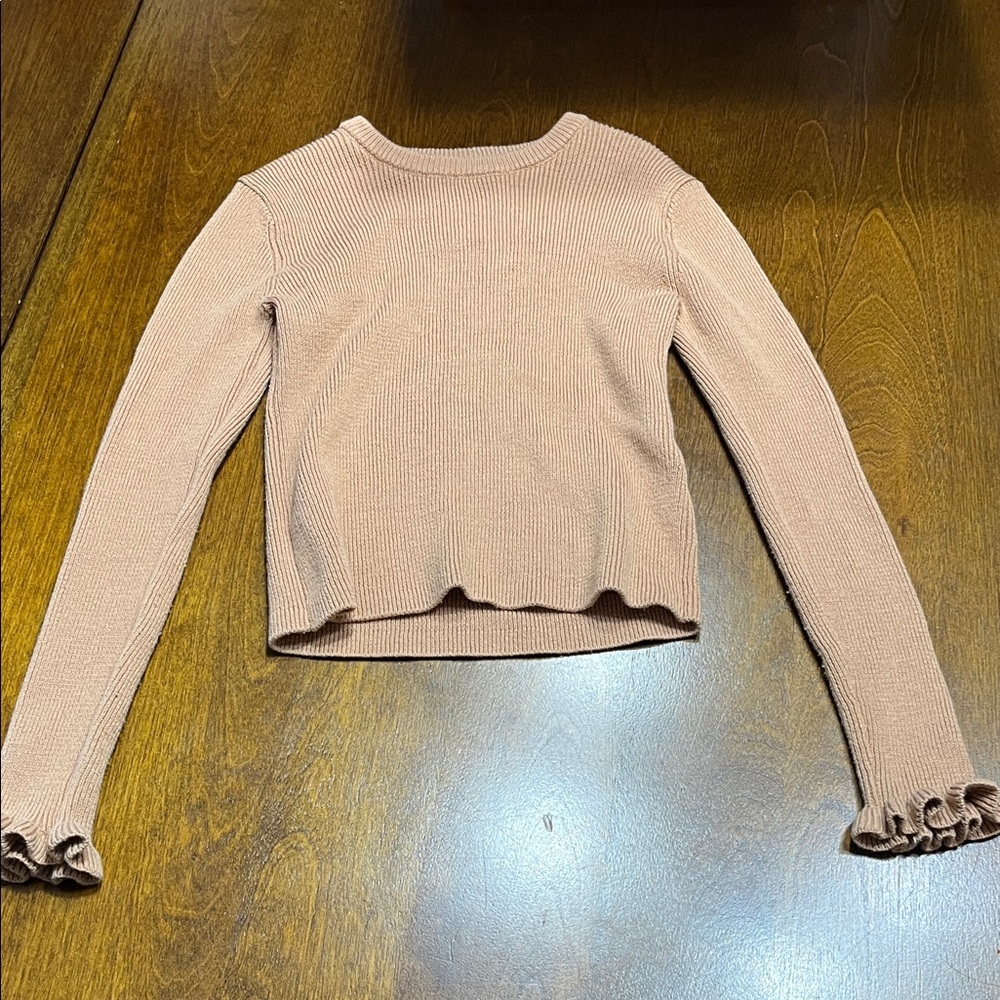 Tommy Bahama Women's Beige Long Sleeve Top